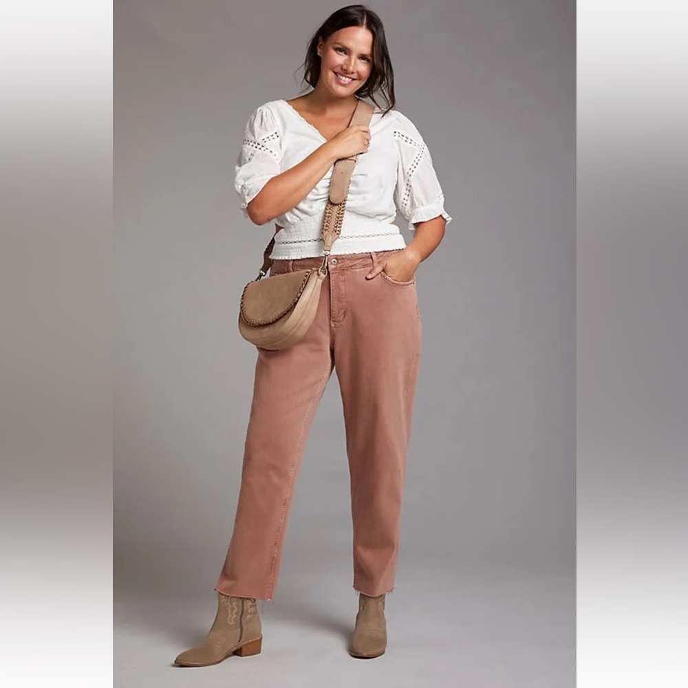 Anthropologie NWT  Pilcro The Vintage Straight Jeans Size 31 High Rise, $148 - Picture 16 of 16